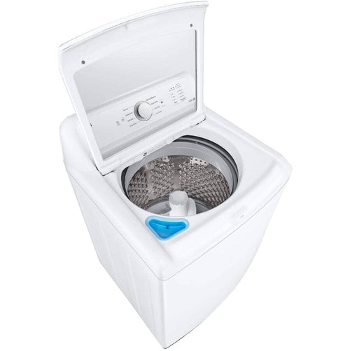 LG Washer 27" 4.8 Cu. Ft. Top Load with Slam Proof Glass Lid - White