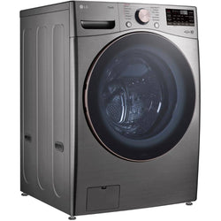 LG Washer 27" 5.2 Cu. Ft. Ultra Large Capacity Front Load with AIDD - Graphite Steel