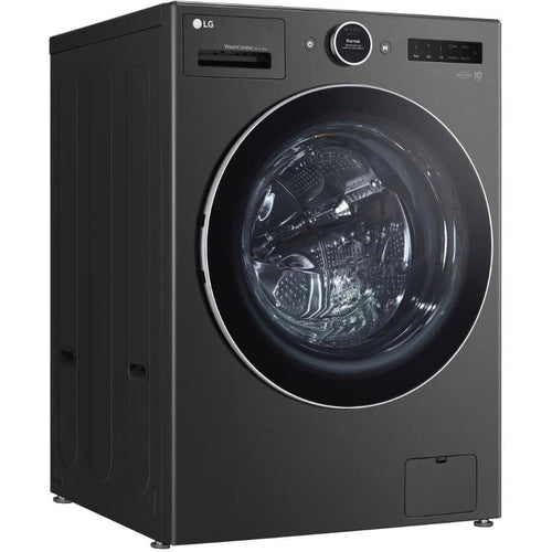 LG Combo Washer & Dryer 27" 5.7 Cu. Ft. with Inverter HeatPump Technology + Direct Drive Motor - Black Steel