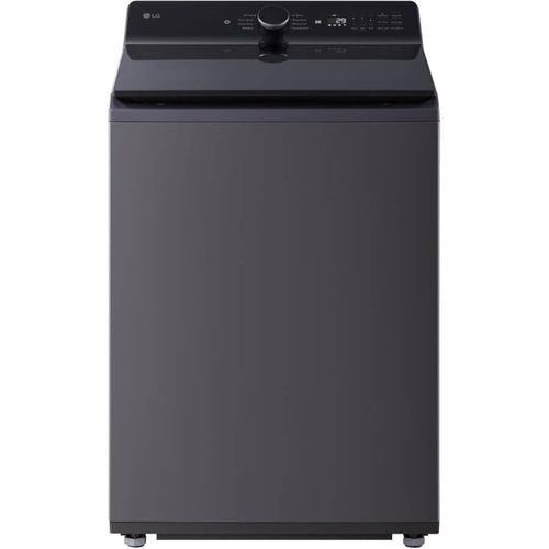 LG Washer 27" 6.1 cu. ft. Mega Capacity Smart Top Load with 4 Way Agitator + EasyUnload - Matte Black