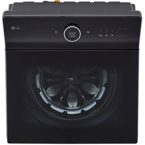 LG Washer 27" 6.3 cu. ft. Mega Capacity Smart Top Load - Matte Black