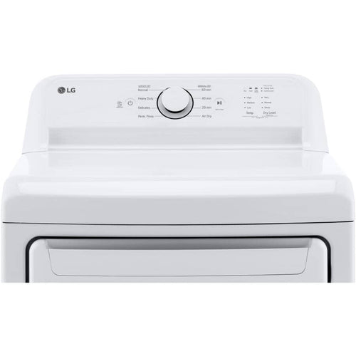 LG 27" 7.3 Cu. Ft. Ultra Large Capacity Electric Front Load Dryer with Sensor Dry - White