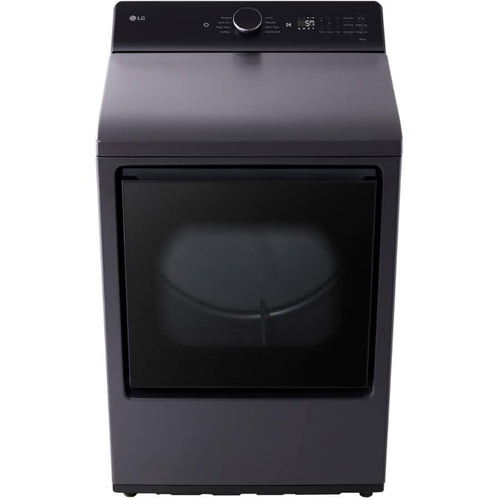 LG Dryer 27" 7.3 cu. ft. Ultra Large Capacity Electric Front Load with EasyLoad Door - Matte Black