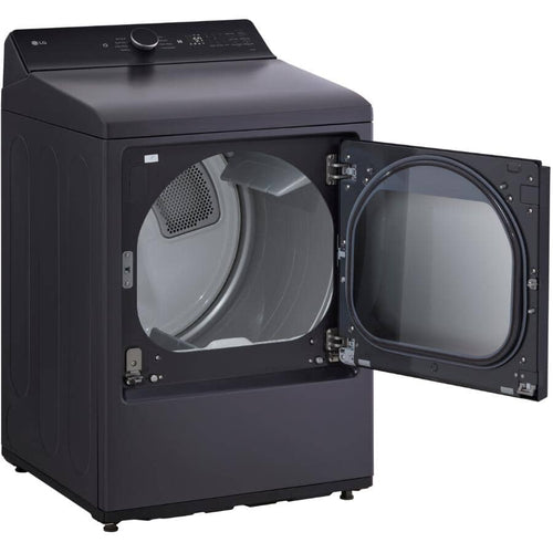 LG Dryer 27" 7.3 cu. ft. Ultra Large Capacity Electric Front Load with EasyLoad Door - Matte Black