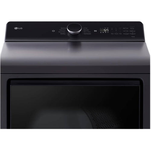 LG Dryer 27" 7.3 cu. ft. Ultra Large Capacity Electric Front Load with EasyLoad Door - Matte Black