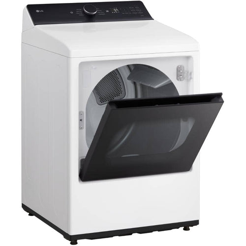 LG 27" 7.3 cu. ft. Ultra Large Capacity Electric Front Load Dryer with EasyLoad Door - Alpine White