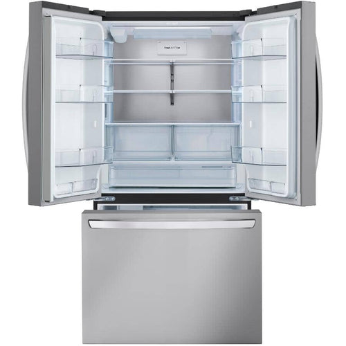 LG Refrigerator 27 Cu. Ft. Max French Door Bottom Freezer - Stainless Steel