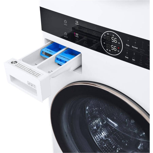 LG Washtower - 5.2 Cu. Ft. Washer / 7.4 Cu. Ft. Dryer - White