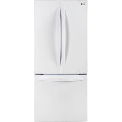 LG Refrigerator 30" 21.8 cu. ft. French Door Bottom Freezer - White