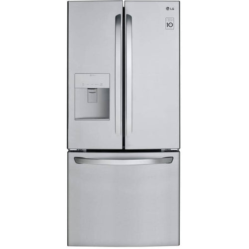 LG Refrigerator 30" 21.8 cu. ft. French Door Bottom Freezer with Water Dispenser - Smudge Resistant Stainless Steel