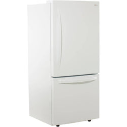 LG Refrigerator 30" 22 cu. ft. Bottom Freezer - White