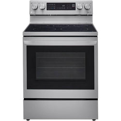 LG Range 30" Electric Smooth Top With Air Fry & Instaview - Stainless Steel