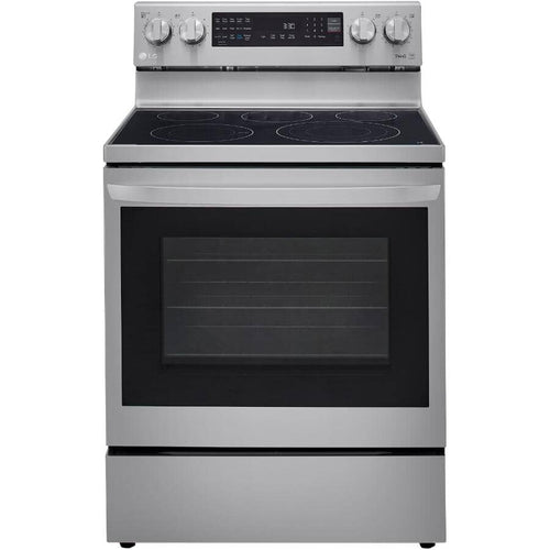 LG Range 30" Electric Smooth Top With Air Fry & Instaview - Stainless Steel