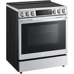 LG Range 6.3 cu. ft. Smart Slide-In Electric with Air Fry + Wifi - Stainless Steel