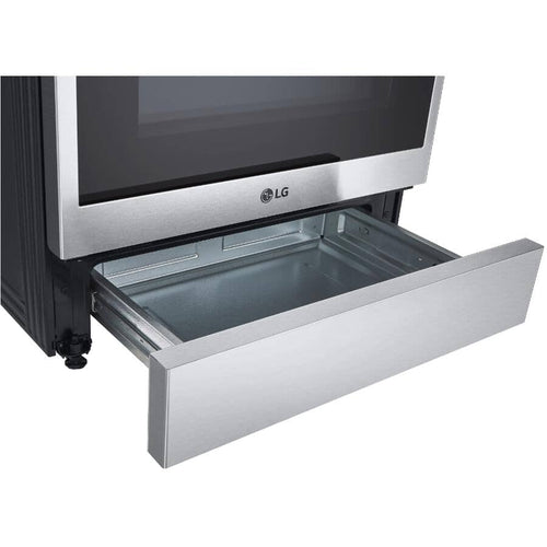 LG Range 6.3 cu. ft. Smart Slide-In Electric with Air Fry + Wifi - Stainless Steel