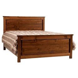 Decora Double Bed - Mahogany