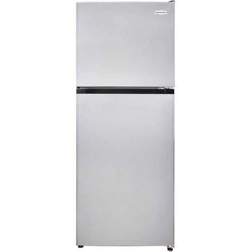 Marathon Convertible Upright Refrigerator/Freezer 30" 21.2 cu. ft. - Black Steel