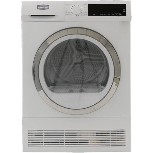 Marathon 24" 4.2 cu. ft. Deluxe Electric Ventless Condensing Front Load Dryer - White