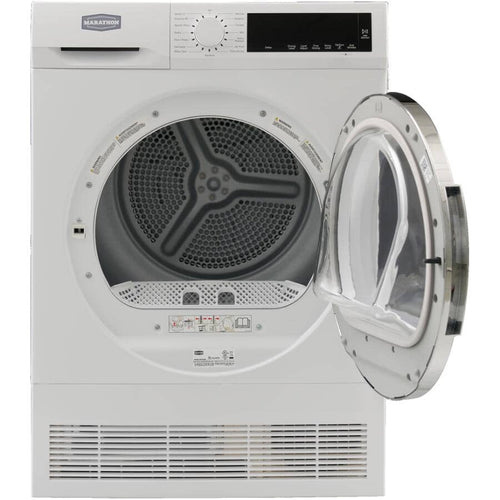 Marathon 24" 4.2 cu. ft. Deluxe Electric Ventless Condensing Front Load Dryer - White