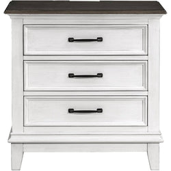 Joanna Nightstand with USB - 3 Drawer