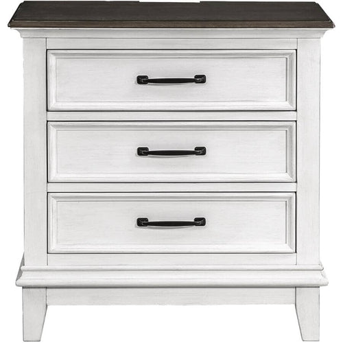 Joanna Nightstand with USB - 3 Drawer