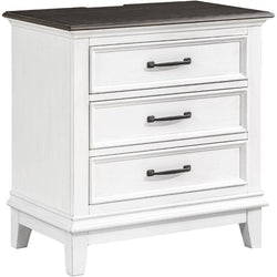 Joanna Nightstand with USB - 3 Drawer