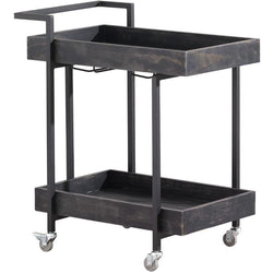 Arlington Black Serving Cart