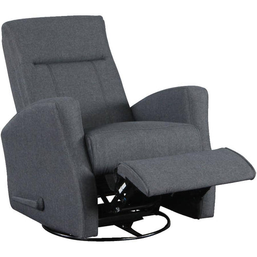 Gage II Dark Grey Swivel Glider Recliner