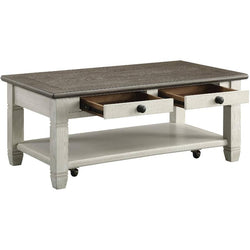 Granby White Coffee Table