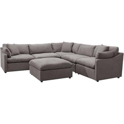 Howerton 6 Piece Grey Modular Sectional