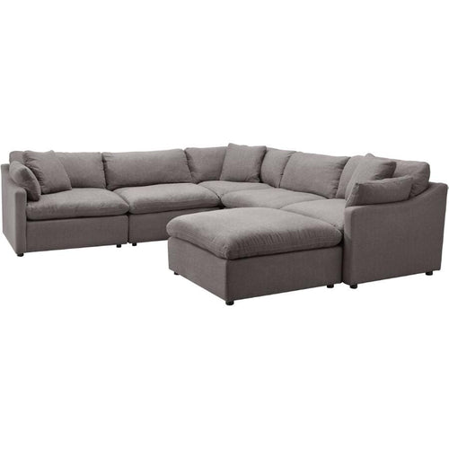 Howerton 6 Piece Grey Modular Sectional