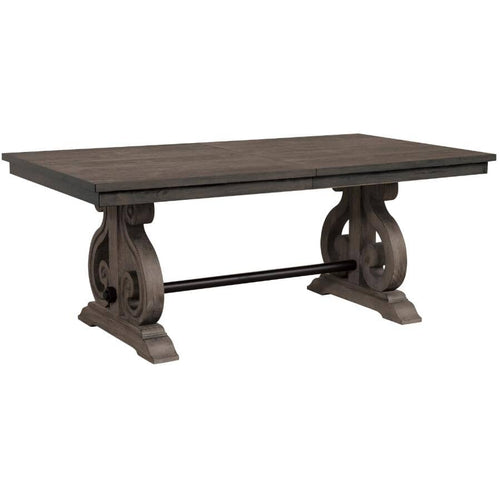 Toulon Dining Table - Dark Oak