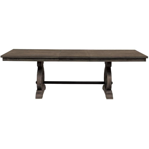 Toulon Dining Table - Dark Oak