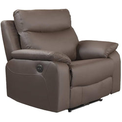 Wembley Power Recliner - Chocolate Brown