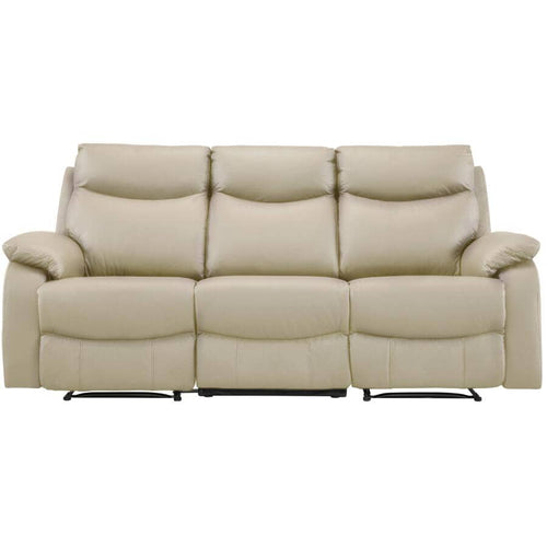 Wembley Power Reclining Sofa - Beige Leather