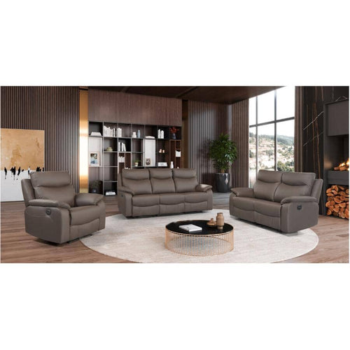 Wembley Power Reclining Sofa - Chocolate Brown