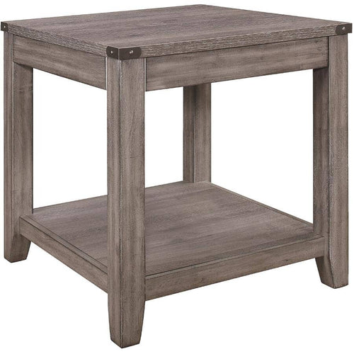 Woodrow Grey End Table