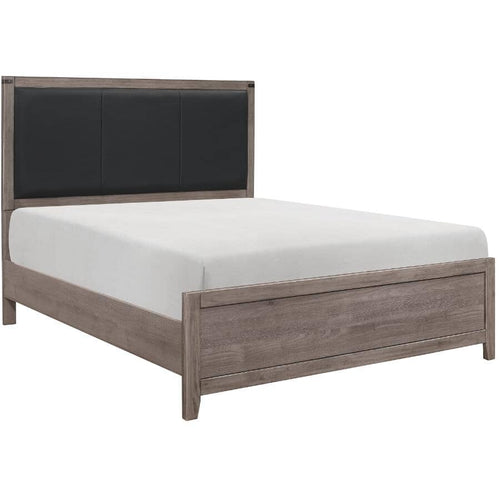 Woodrow Double Bed - Weathered Grey