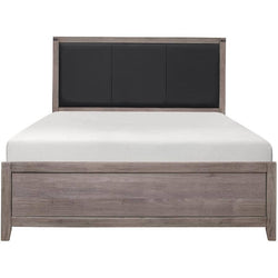 Woodrow Double Bed - Weathered Grey