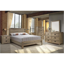 Ranch Queen Bed - Weathered Grey