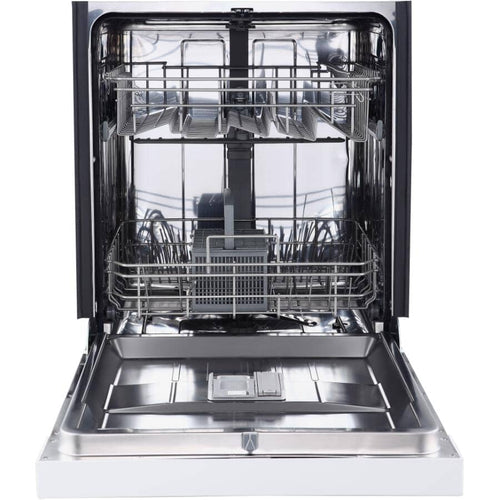 Moffat Dishwasher 24" Top Controls with Stainless Steel Interior - White