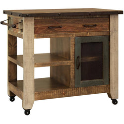 Antique Kitchen Island - Distressed