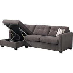 Easy Living Sofabed Sectional - Graphite