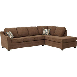 Ours Chocolate 2 Pc Sectional