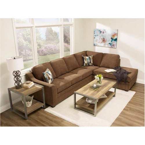 Ours Chocolate 2 Pc Sectional