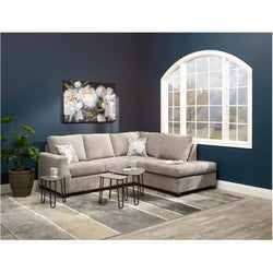 Naples Silver 2 Piece Sectional