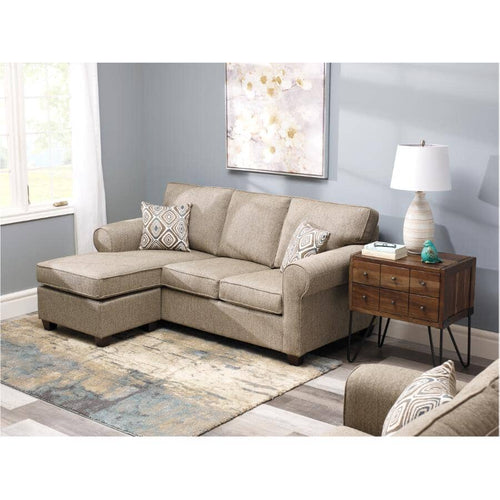 Byron Brown Sofa Chaise