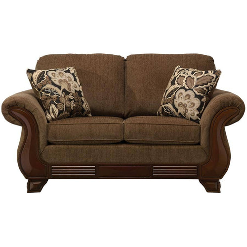 Simplicity Brown Loveseat