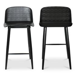 Looey Counter Stool Black - Set Of Two