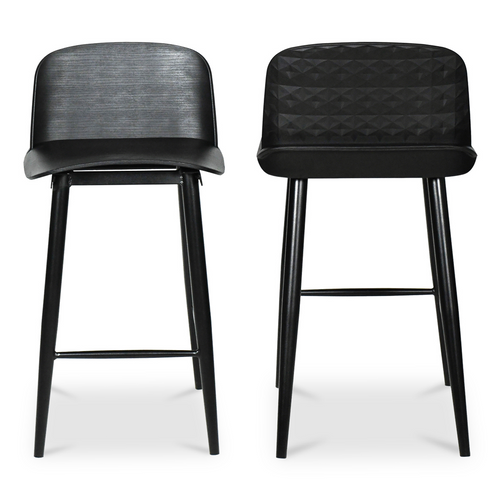 Looey Counter Stool Black - Set Of Two